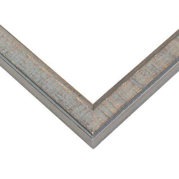 16x32 Stately Pewter Wood Picture Frame - With Acrylic Front and Foam Board Backing - Stately Pewter (solid wood)