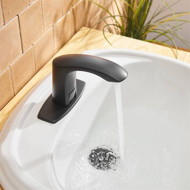 Touchless Bathroom Sink Faucet Automatic Sensor Single Hole Modern Bathroom Vanity Basin Faucets Smart Mixer Taps With Valve