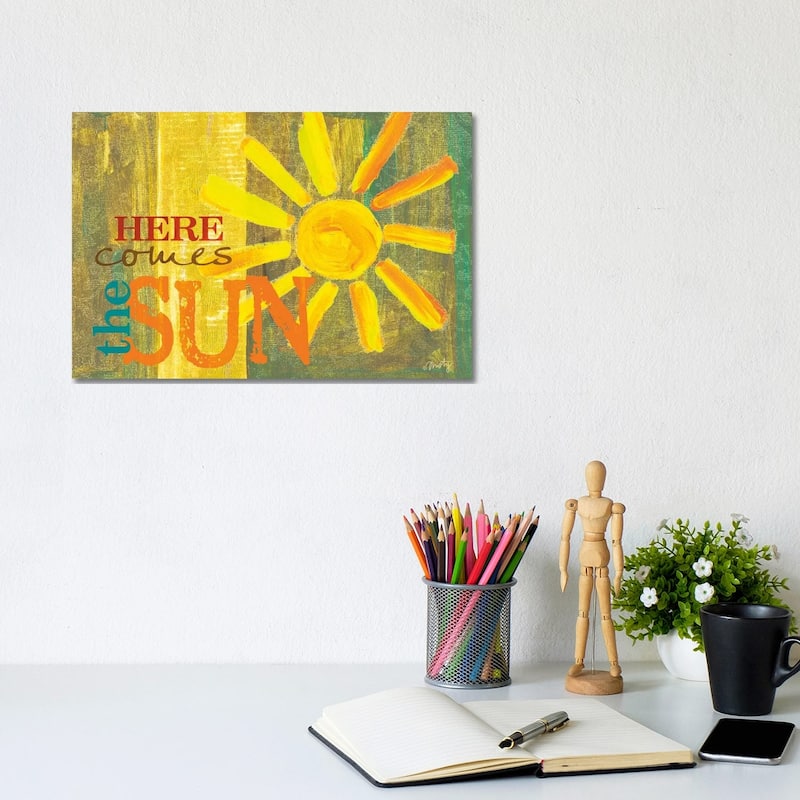 iCanvas "Here Comes the Sun" by Misty Michelle Canvas Print - 8x12x0.75