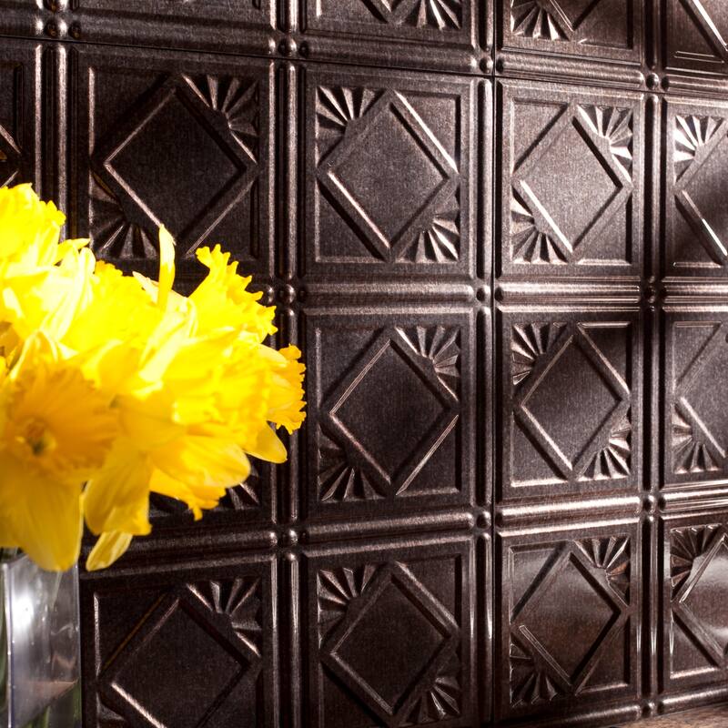 FASÄDE Traditional Style 4 Decorative Vinyl Backsplash Panel