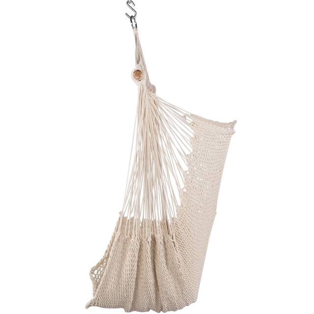 Caribbean Swing Chair With Soft Woven Cotton Rope