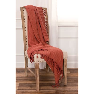 Rizzy Home Cable Knit Throw, 50" x 60"