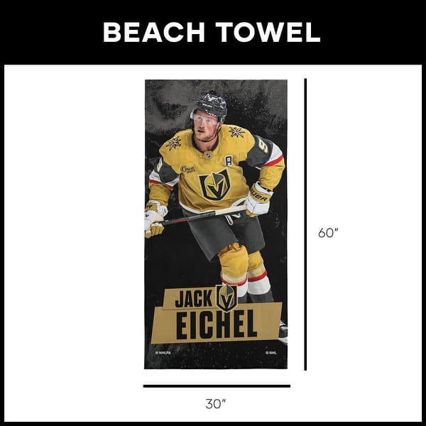 dimension image slide 11 of 12, NHL Player Beach Towel