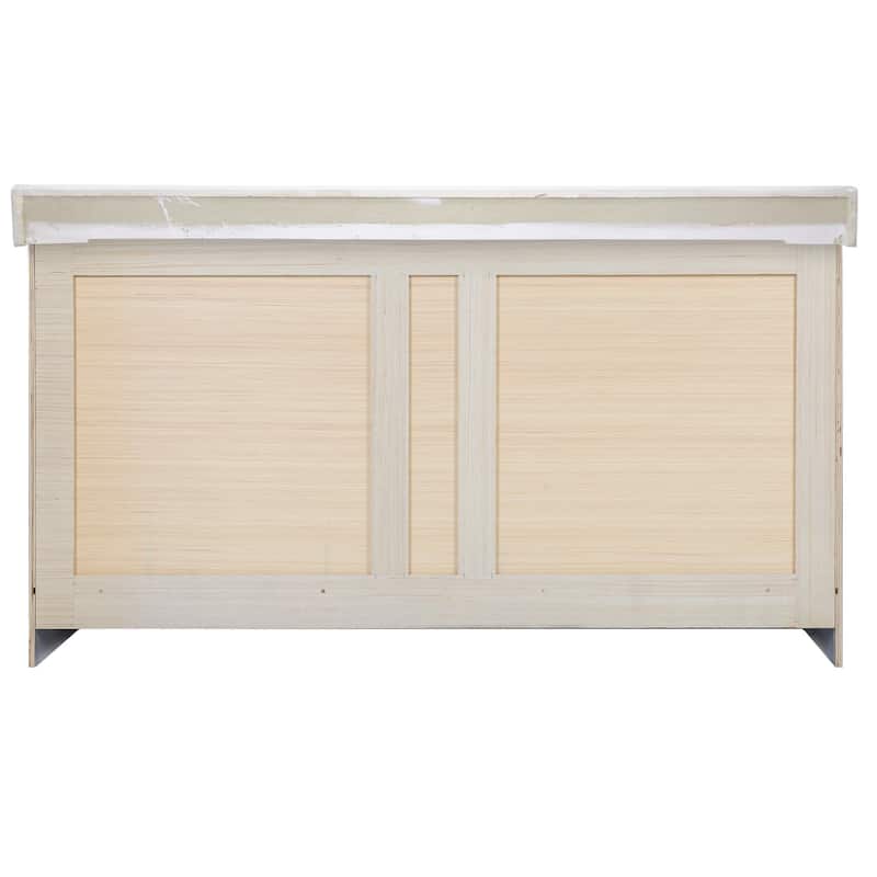 Design House 215061 Brookings 61" Free Standing Double Basin Vanity