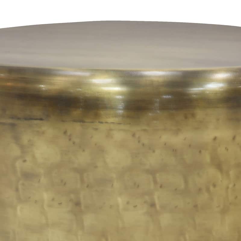 WYNDENHALL Beaton Industrial 20 inch Wide Metal Accent Side Table, Fully Assembled - 20 W x 20 D x 22 H