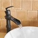 preview thumbnail 11 of 25, Waterfall Single Handle Bathroom Vessel Faucet With Drain Assembly Single Hole Vessel Sink Faucets Modern Basin Vanity High Tap