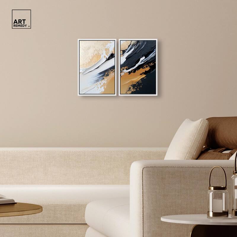 Forces III Canvas Set of 2 by Art Remedy
