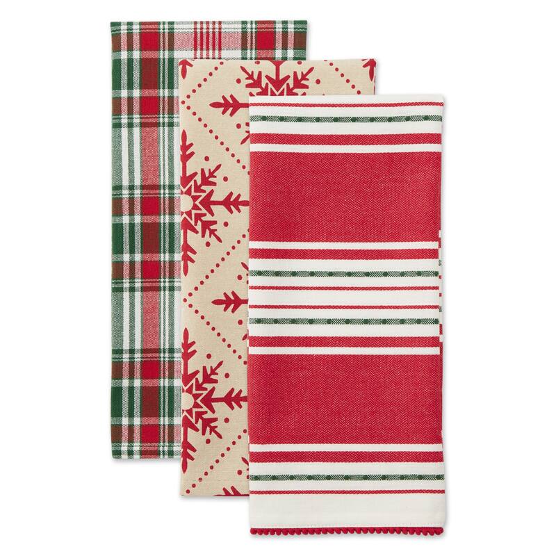 DII Asst Holiday Dishtowel (Set of 3)