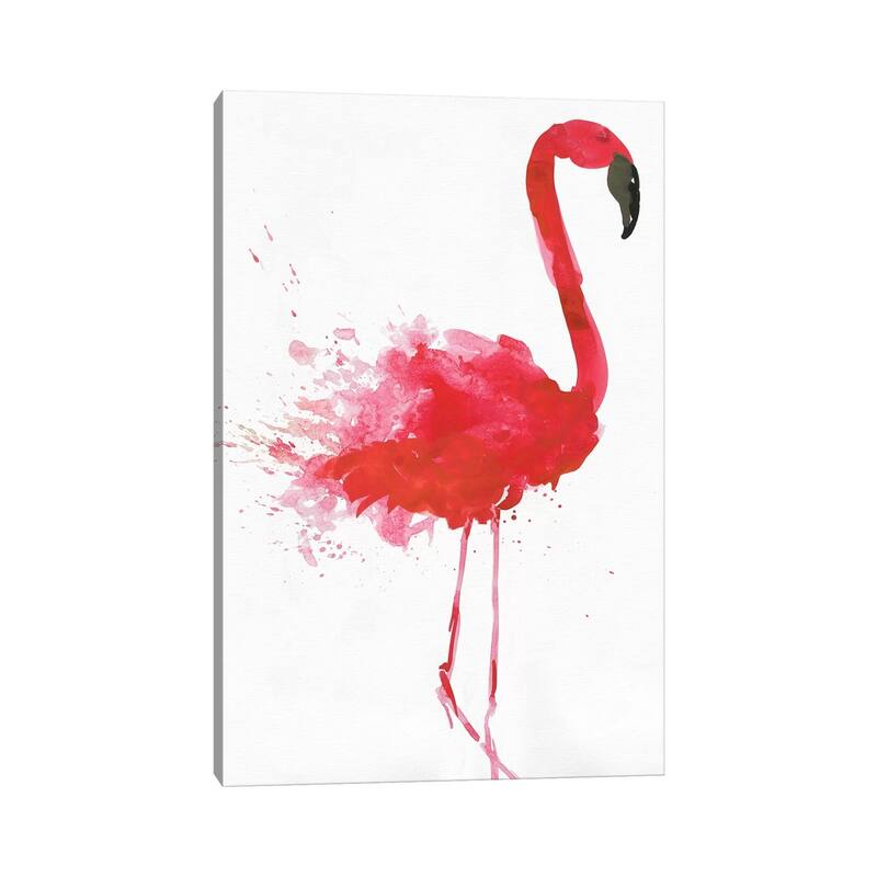 iCanvas "Flamingo Portrait II" by Aimee Wilson Canvas Print