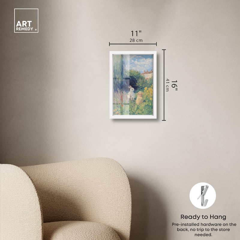 Quiet Gardeners Shadowbox by Art Remedy