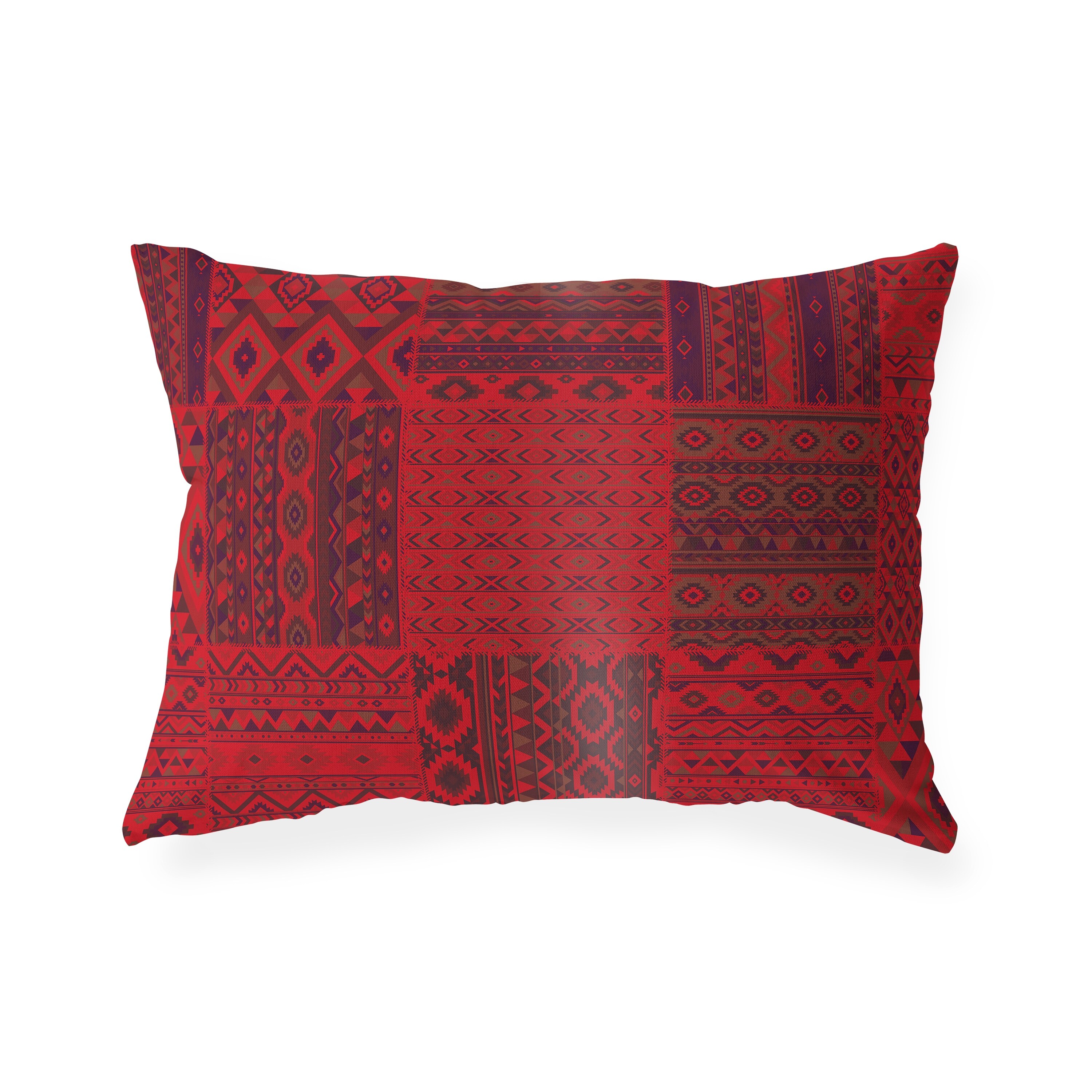 Red lumbar pillows sales
