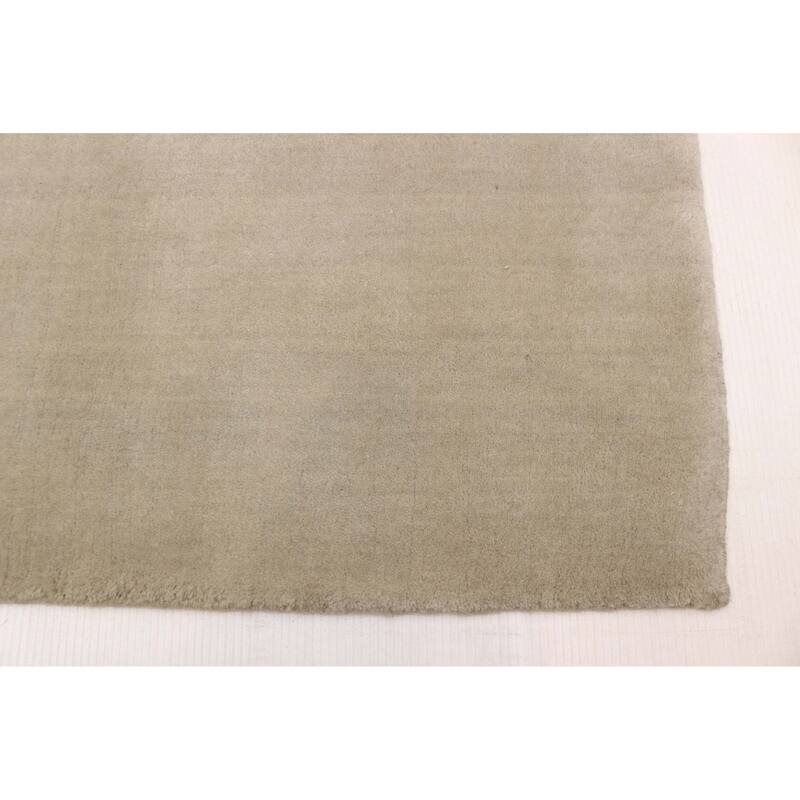 ECARPETGALLERY Hand Loomed Kashkuli Gabbeh Grey Wool Rug - 5'3 x 7'6