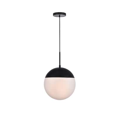 Frosted White Glass 1-light Pendant