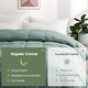 preview thumbnail 54 of 65, All Season 100% Organic Cotton Down Breathable Duvet Insert Medium Warmth Comforter