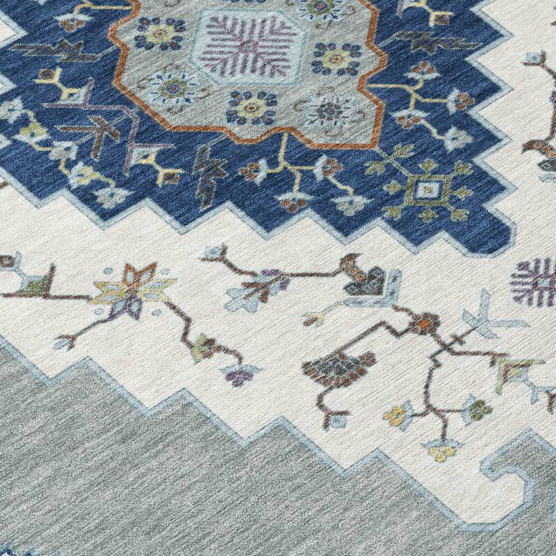 Machine Washable Indoor/ Outdoor Global Marrakesh Chantille Rug