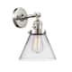 Option Polished Nickel / Clear