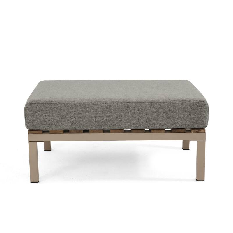 5-piece Full Foam Cushioning Sectional Sofa Set for living Room Patio