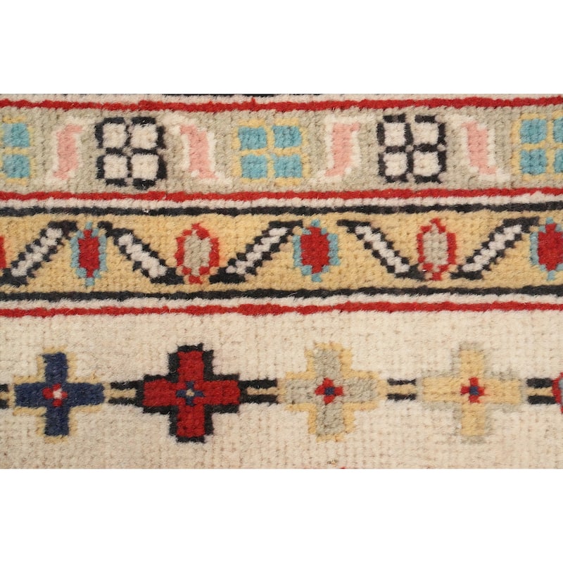 Hand Knotted Oriental 100% Wool Carpet Traditional Medallion Red Heriz (serapi) Area Rug - 11' 9'' X 8' 7''