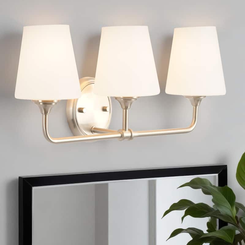 Kenroy Home Roberts 3-Light Vanity Light - Brushed Nickel