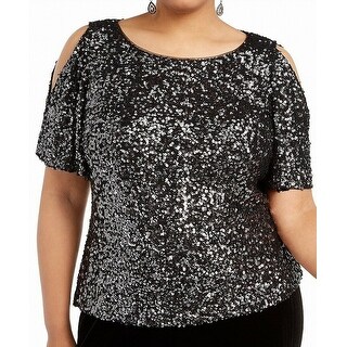 plus sequin shirt
