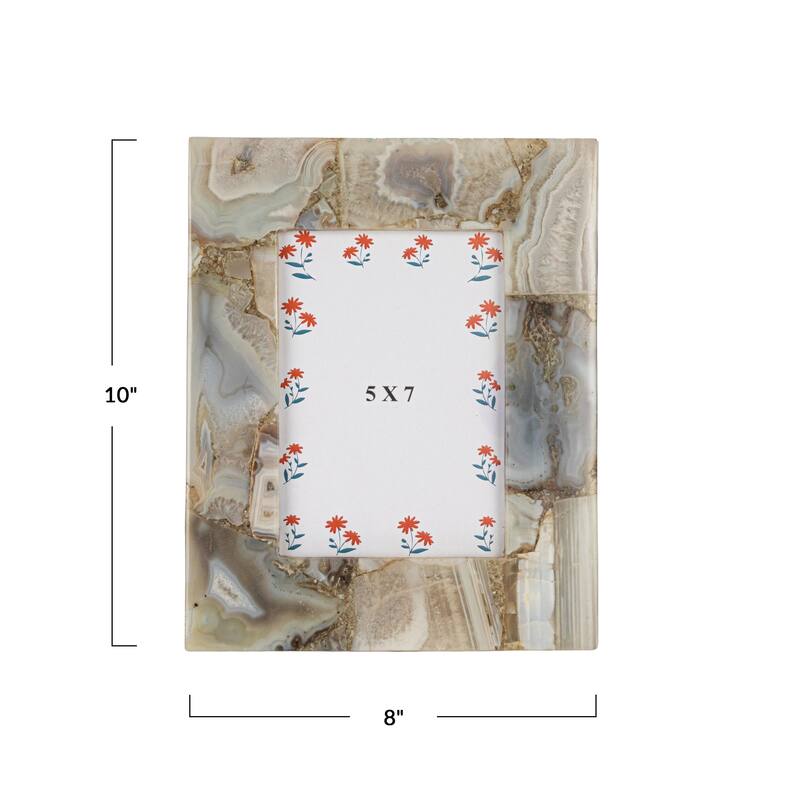 Agate Photo Frame