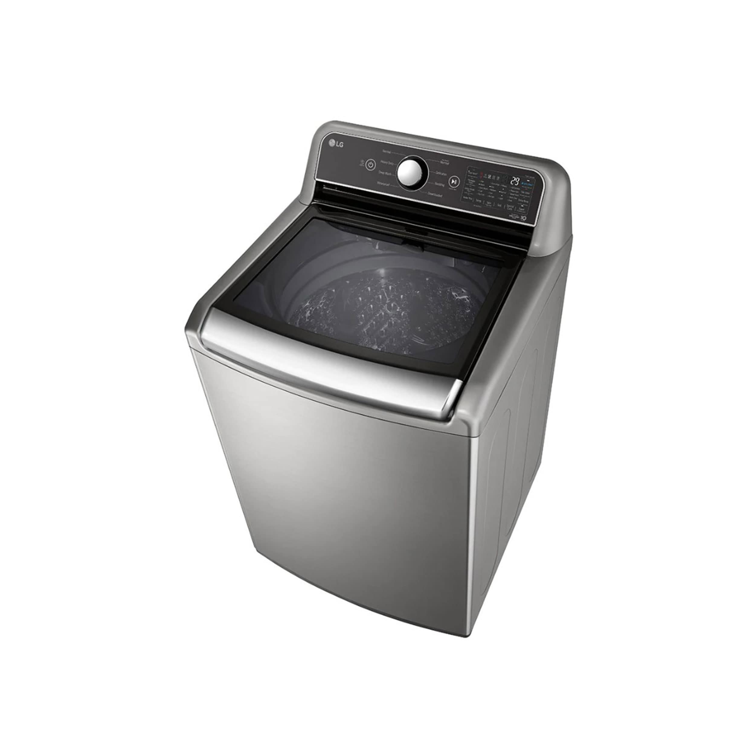 LG LG WT7405CW 5.3 Cu.Ft. Mega Capacity Smart Wi-Fi Enabled Top Load Washer with 4-Way Agitator & TurboWash3D Technology - White