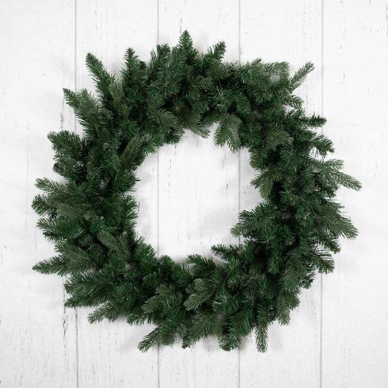 Coniferous Pine Artificial Christmas Wreath, 24-Inch, Unlit