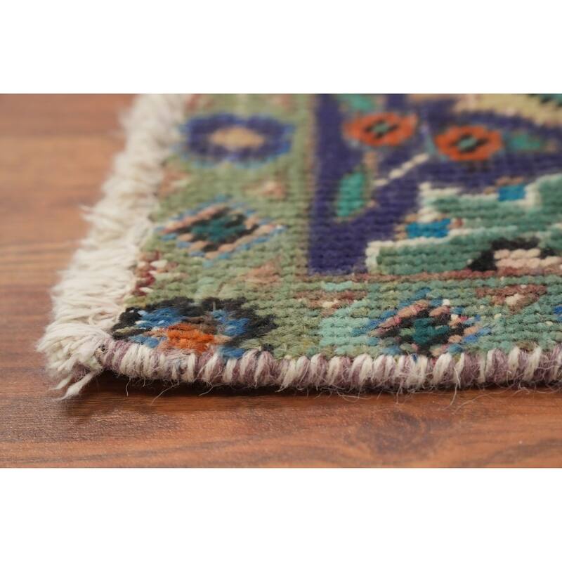 Hand Knotted Oriental 100% Wool Carpet Traditional Floral Pink Tabriz Area Rug - 6' 1'' X 4' 5''