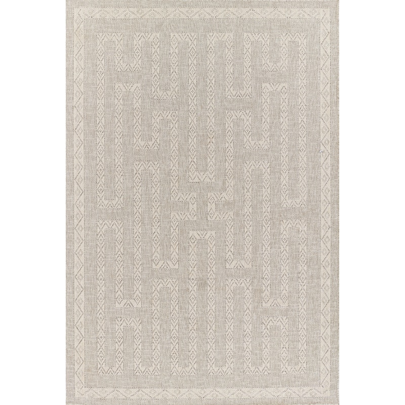 Momeni Hampton Moroccan Indoor Outdoor Rug - 4'1" X 6' - Grey