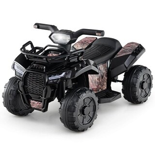Costway 6V Kids ATV Quad Electric Ride On Car Toy Toddler with LED - See details