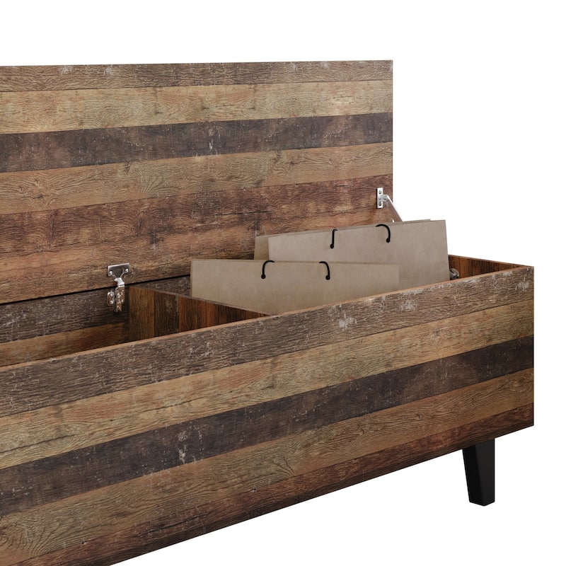 Clayfell Auburn Storage Cabinet Bench