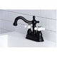 preview thumbnail 10 of 19, Kingston Brass Heritage 1.2 GPM Deck Mounted Centerset Bathroom Faucet