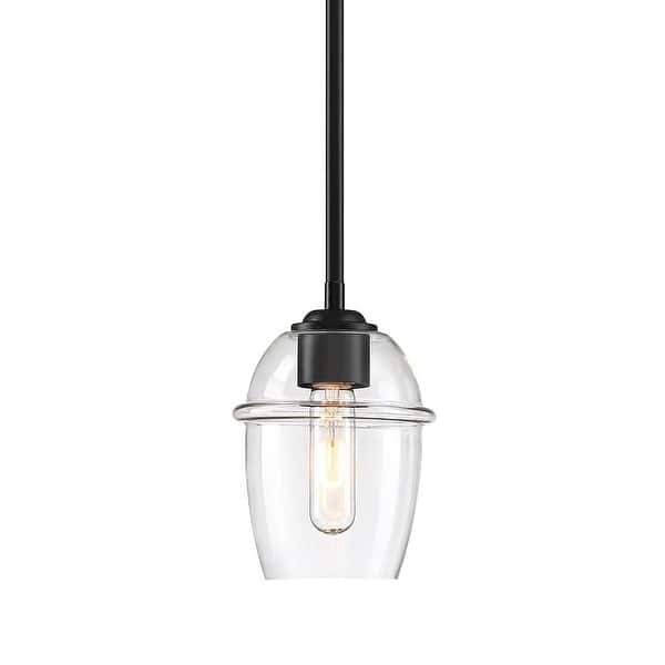 slide 2 of 7, Designers Fountain D310M-5P Summer Jazz 6" Wide Mini Pendant Matte Black