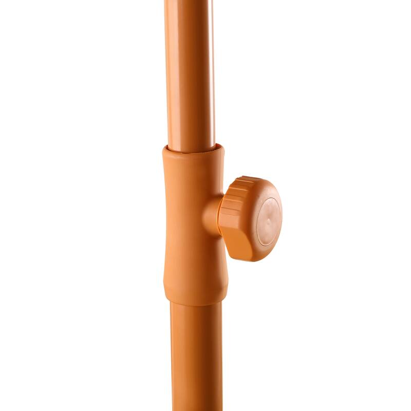 Anmytek Thatched Patio Tiki Umbrella with Tilt, Tropical Straw Canopy Outdoor Beach Pool Shade for Backyard Paradise