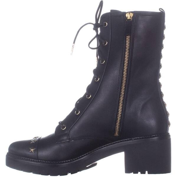 michael kors combat boots with stars