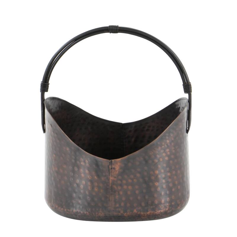 Copper Iron Rustic Planter (Set of 3) - SET/3 21", 18", 14"H - SET/3 21", 18", 14"H