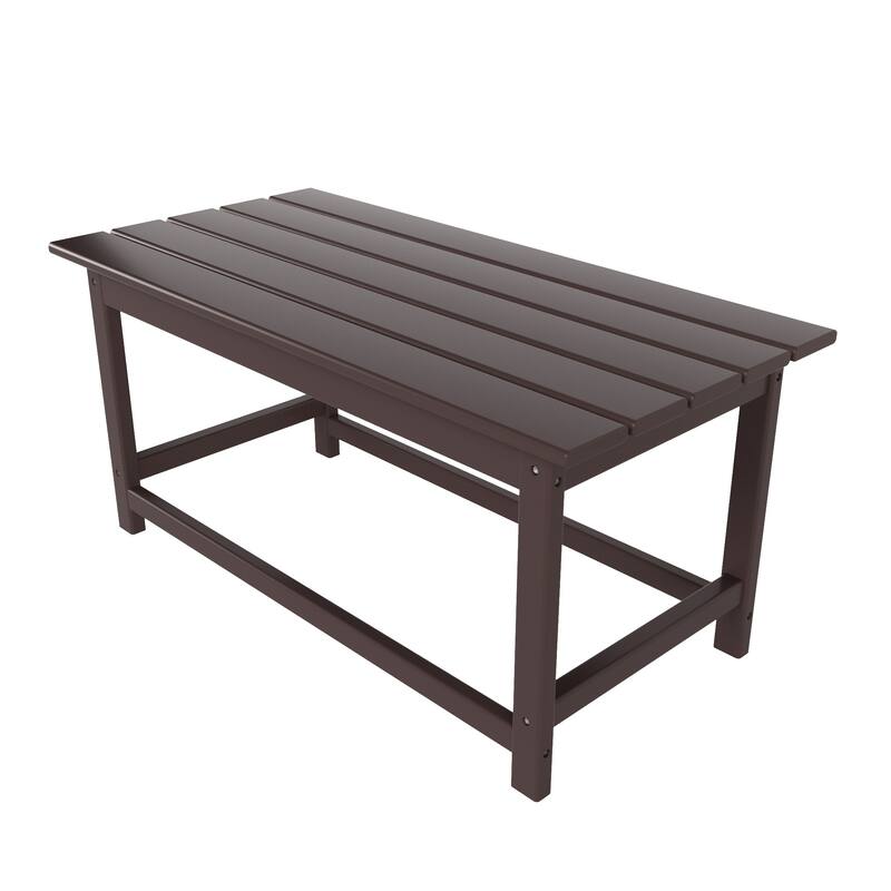 Aderson Outdoor Poly Adirondack Conversation Lounge 7-Piece Set