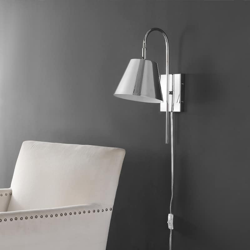 SAFAVIEH Lighting Soghra 11-inch Wall Sconce (LED Bulbs Included) - 7.6 In. W x 10.5 In. D x 18 In. H - 8Wx11Dx18H