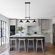 preview thumbnail 4 of 8, 3-Light Dimmable Industrial Pendant Light with Shade