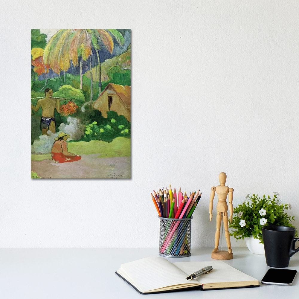 iCanvas "Landscape in Tahiti " by Paul Gauguin Canvas Print