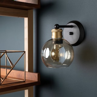 Livabliss Carson Vintage Globe 1-light Wall Sconce