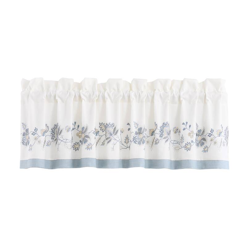 J. Queen New York Garden Bloom Window Straight Valance