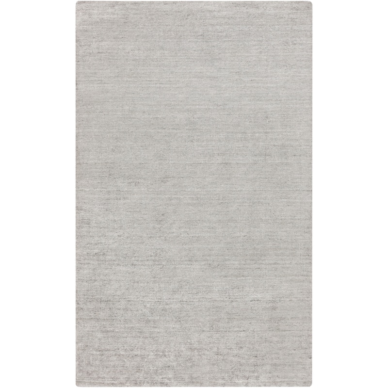 Hand-woven Dan Solid Viscose Area Rug
