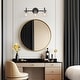preview thumbnail 27 of 51, Modern 3-Light Bathroom Vanity Light Minimal Globe Glass Wall Sconce