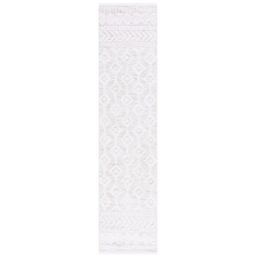 SAFAVIEH Augustine Vaili Moroccan Boho Fringe Rug