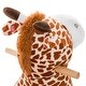 preview thumbnail 5 of 9, Plush Giraffe Rocking Horse with Song, Safety Belt, and Soft Plush Body for Kids 18+ Months