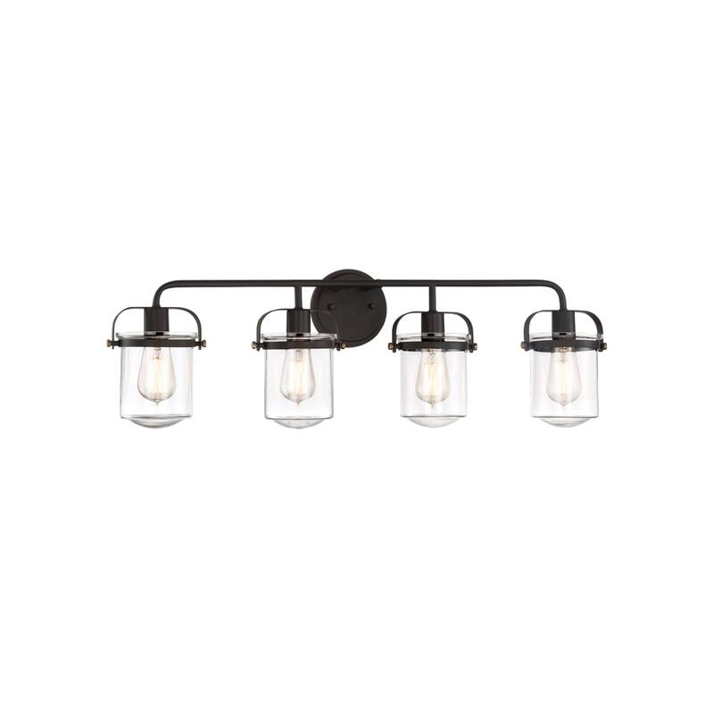 Designers Fountain Jaxon 4 Light 33" Wide Bathroom Vanity Light with