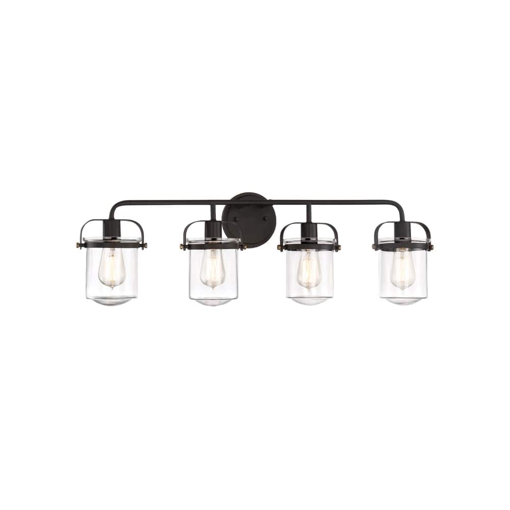 Designers Fountain Jaxon 4 Light 33" Wide Bathroom Vanity Light with