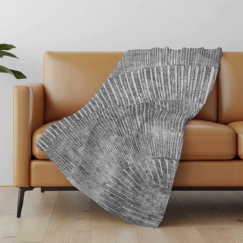 Premium Machine Washable Modern Sun Sherpa Throw Blanket