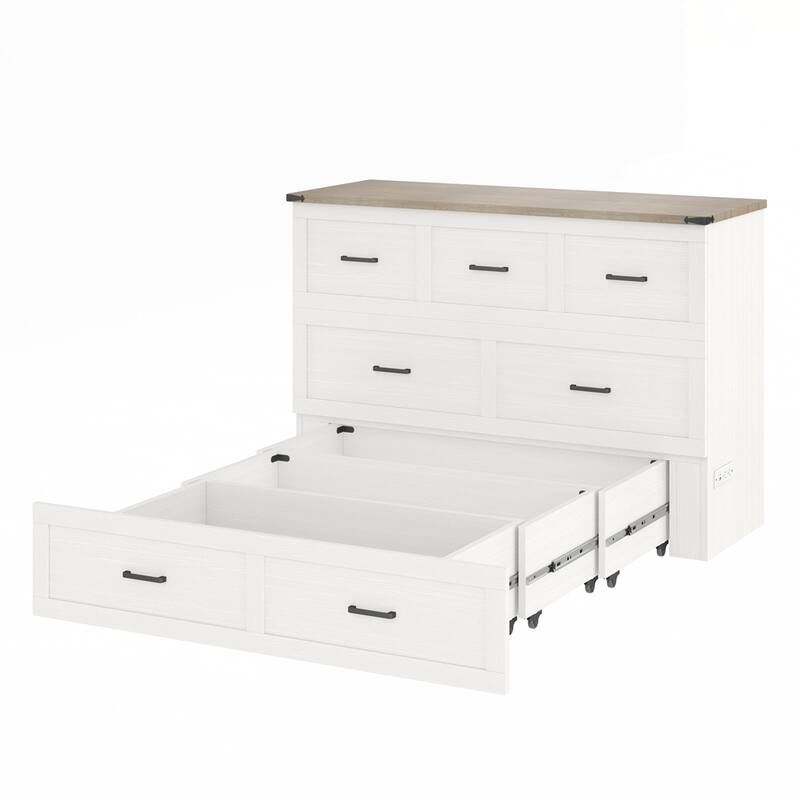 Multi-Functional Foldable Platform Bed with 1 Large Storage Drawer